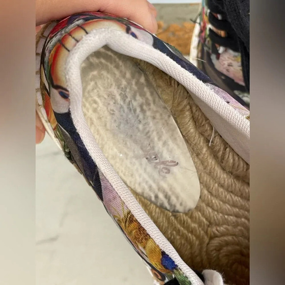 Free People Jackson Tropical Espadrille Sneakers 37/6.5 - Picture 10 of 10